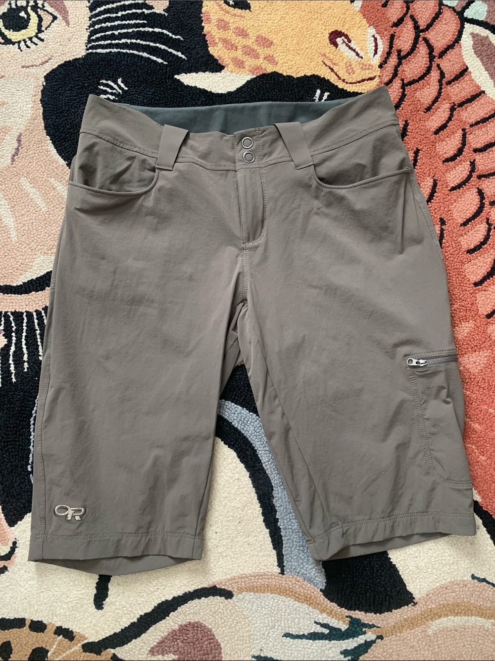 Outdoor Research Women's Olive Green Bermuda Shorts
